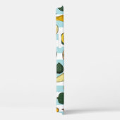 Handgetekende squashes, gestreepte naadloze achter Case-Mate iPhone case (Achterkant / Rechts)