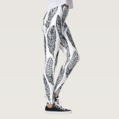 Handgetekende stamveren,  patroon. leggings (Rechts)