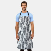 Handgetekende stamveren, patroon. schort (Gedragen)