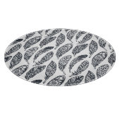 Handgetekende stamveren, patroon. snijplank (Hoek)