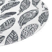 Handgetekende stamveren, patroon. snijplank (Hoek)