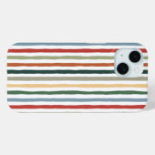 Handgetekende strepen in art nouveau-geïnspireerde Case-Mate iPhone case (Achterkant (horizontaal))