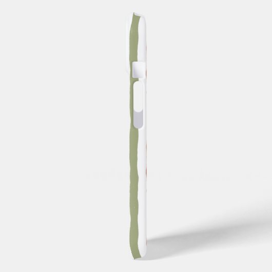 Handgetekende strepen in art nouveau-geïnspireerde Case-Mate iPhone case (Achterkant / Links)