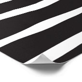 Handgetekende strepen: patroon. poster (Hoek)