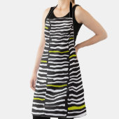 Handgetekende strepen: patroon. schort (Insitu)