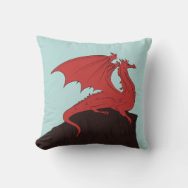 Handgetekende Stroke Dragon-ontwerp Kussen