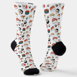 Handgetekende Sushi Mix Sokken