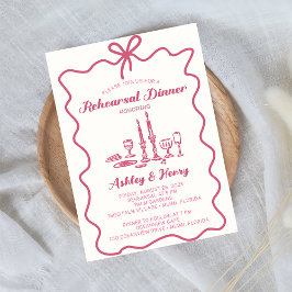 Handgetekende tekening Oefenavond bruiloft    Kaart