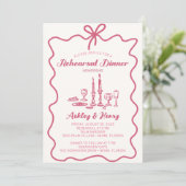 Handgetekende tekening Oefenavond bruiloft    Kaart (Staand voorkant)