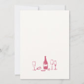 Handgetekende tekening Oefenavond bruiloft    Kaart (Achterkant)