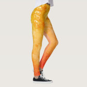 Handgetekende terracotta leggings a (Rechts)