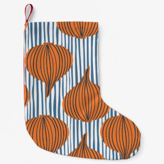Handgetekende uienbollen, organisch behang kleine kerstsok