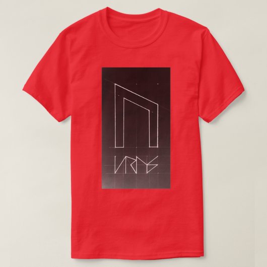 Handgetekende Uruz Sterke Rune T-shirt (Design voorkant)