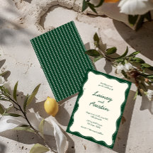 Handgetekende vintage groene handgeschreven tekst 