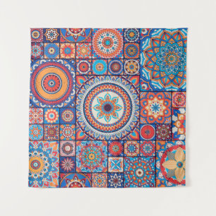Handgetekende Vintage: Islamitische decoratieve el Wandkleed