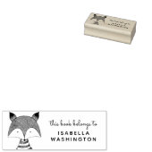 Handgetekende vos Dit boek behoort tot de aangepas Rubberstempel (Gestempeld)