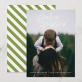 Handgetekende Warmtewensen Vakantiefotokaart Feestdagenkaart (Voorkant / Achterkant)