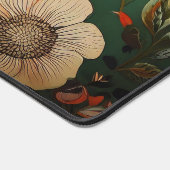 Handgetekende waterverf Seamless Floral Pattern Bureaumat (Hoek)