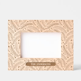 Handgetekende Winter Christmas Pine Tree Custom Gegraveerde Lijstjes