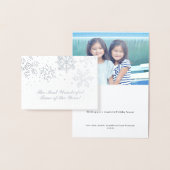 Handgetekende wintersneeuwvlokken | Christmas Folie Kaarten (Display)