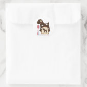 Handgetekende zegen Stickers (Tas)