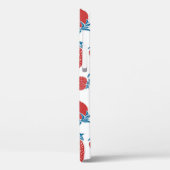 Handgetrokken aardbei naadloos patroon. achtergron Case-Mate iPhone case (Achterkant / Links)