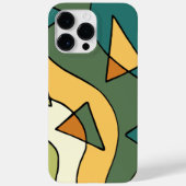 Handgetrokken abstract ontwerp Case-Mate iPhone case (Achterkant)