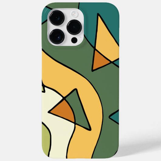 Handgetrokken abstract  ontwerp Case-Mate iPhone case (Achterkant)