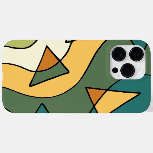 Handgetrokken abstract ontwerp Case-Mate iPhone case (Achterkant (horizontaal))