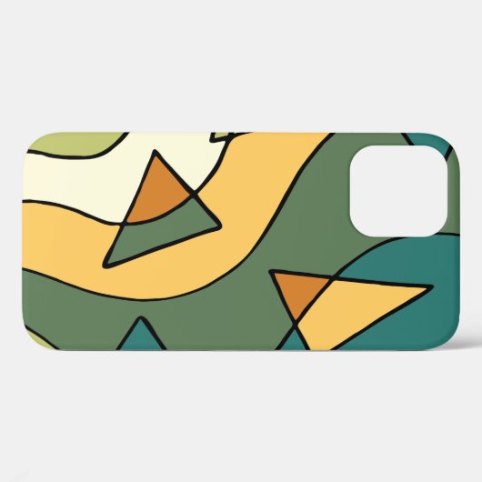 Handgetrokken abstract ontwerp Case-Mate iPhone case (Achterkant (horizontaal))