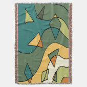 Handgetrokken abstract ontwerp deken (Voorkant Verticaal)