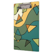 Handgetrokken abstract ontwerp klembord (Links)