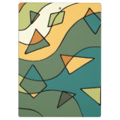 Handgetrokken abstract ontwerp klembord (Achterkant)