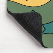 Handgetrokken abstract  ontwerp muismat (Hoek)