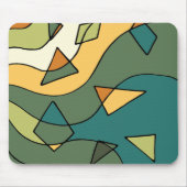 Handgetrokken abstract  ontwerp muismat (Voorkant)