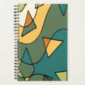 Handgetrokken abstract  ontwerp planner (Voorkant)