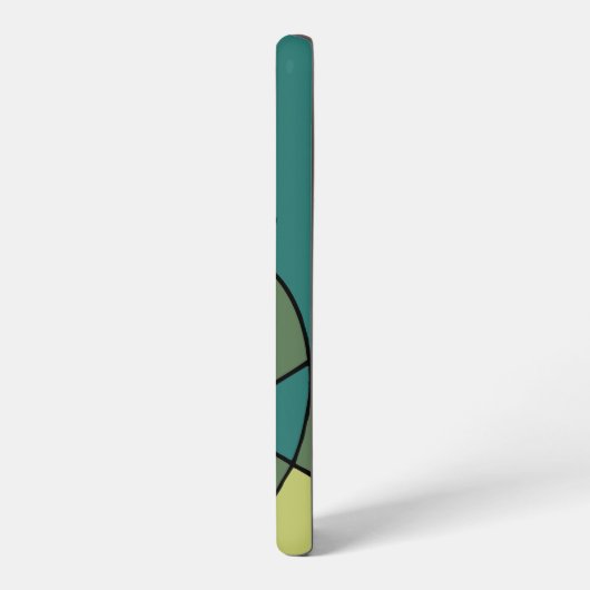 Handgetrokken abstract  ontwerp samsung galaxy hoesje (Linkerkant)