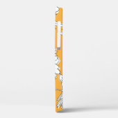 Handgetrokken abstracte tuinbloemen. Contourtekeni Case-Mate iPhone Case (Achterkant / Links)