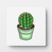 Handgetrokken Cactus Succulent Fotoplaat (Voorkant)