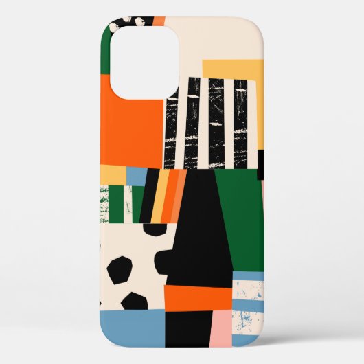 Handgetrokken diverse vormen. Abstracte hedendaags Case-Mate iPhone Case (Achterkant)