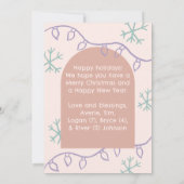 Handgetrokken Doodle Arch Foto Vakantie Kerstmis K Feestdagenkaart (Achterkant)