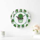 Handgetrokken huisplant Cacti Grote Klok (Huis)