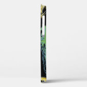 Handgetrokken kwallen textuur. Rasterhandgetekende Case-Mate iPhone Case (Achterkant / Links)