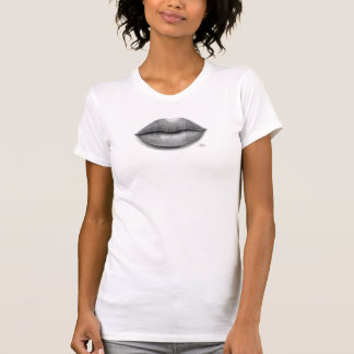 Handgetrokken lips t-shirt