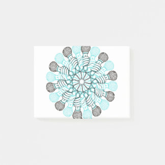 Handgetrokken microfoon post-it® notes