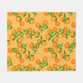 Handgetrokken naadloos achtergrondpatroon geïnspir fleece deken (Voorkant (Horizontaal))