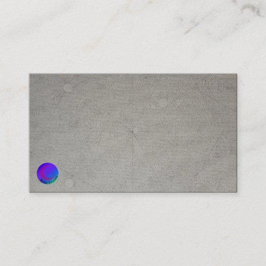 Handgetrokken ontwerp visitekaartje (Voorkant)