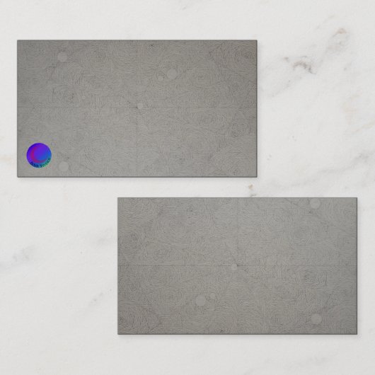 Handgetrokken ontwerp visitekaartje (Voorkant / Achterkant)