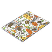 Handgetrokken paddenstoelen notitieboek (Linkerzijde)