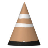 Handgetrokken Pet van één partij bij verkeersbouws Feesthoedjes (Links)